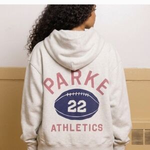 NEW Parke Home Team Gray Hoodie S/M